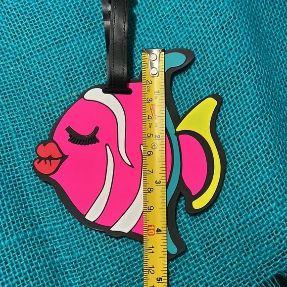 Tropical fish 🐠 Luggage tag - Picture 5 of 6